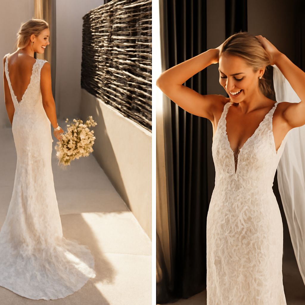 Elegant beach wedding dresses and beach style wedding dresses