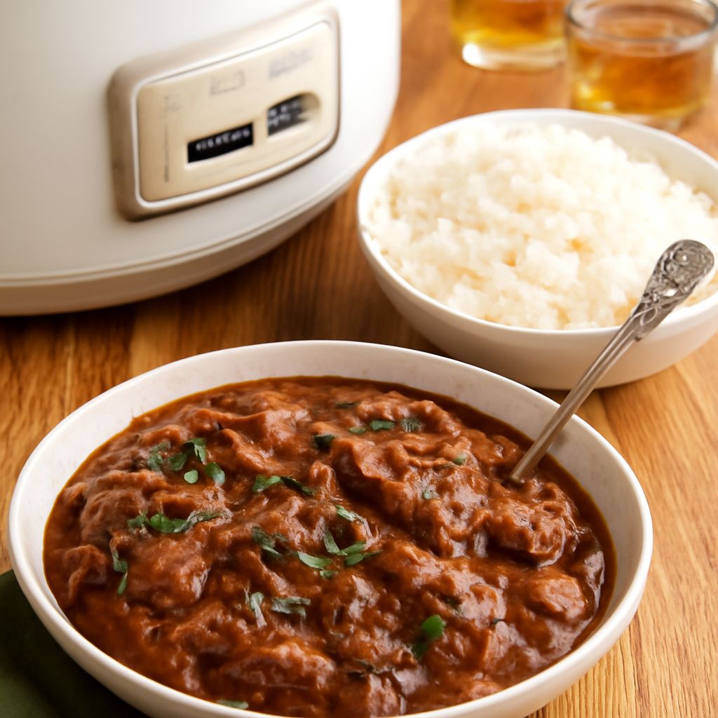 Beef tips in crock pot with a flavorful slow cooker recipe