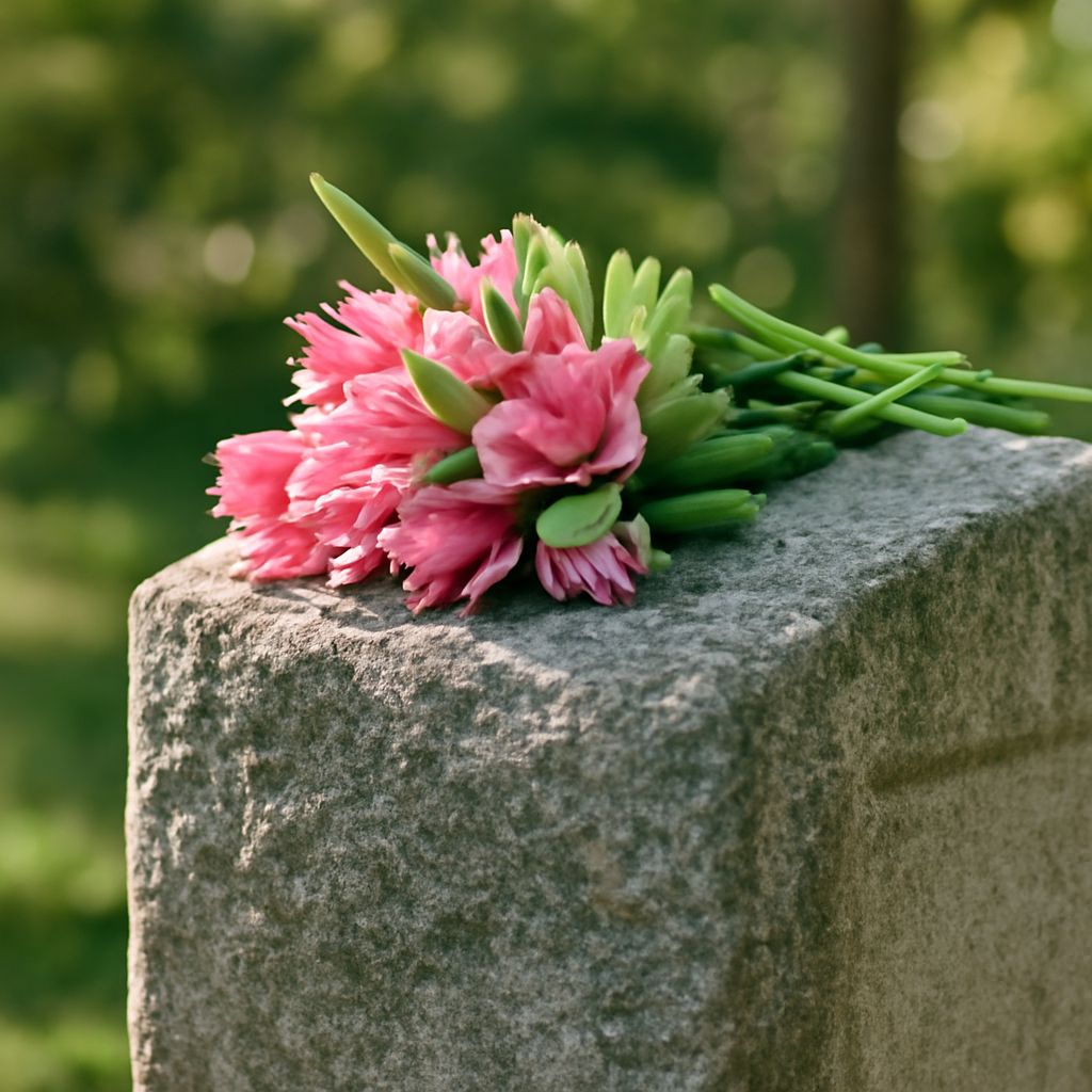 Cemetery flowers and graveside arrangements for gravestones