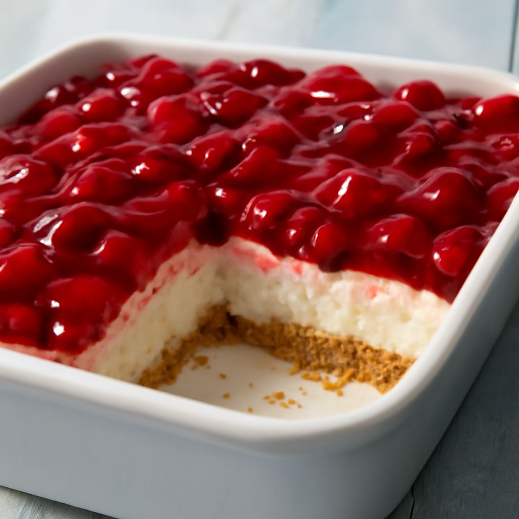 Delicious cherry delight dessert recipe for a 9x13 pan