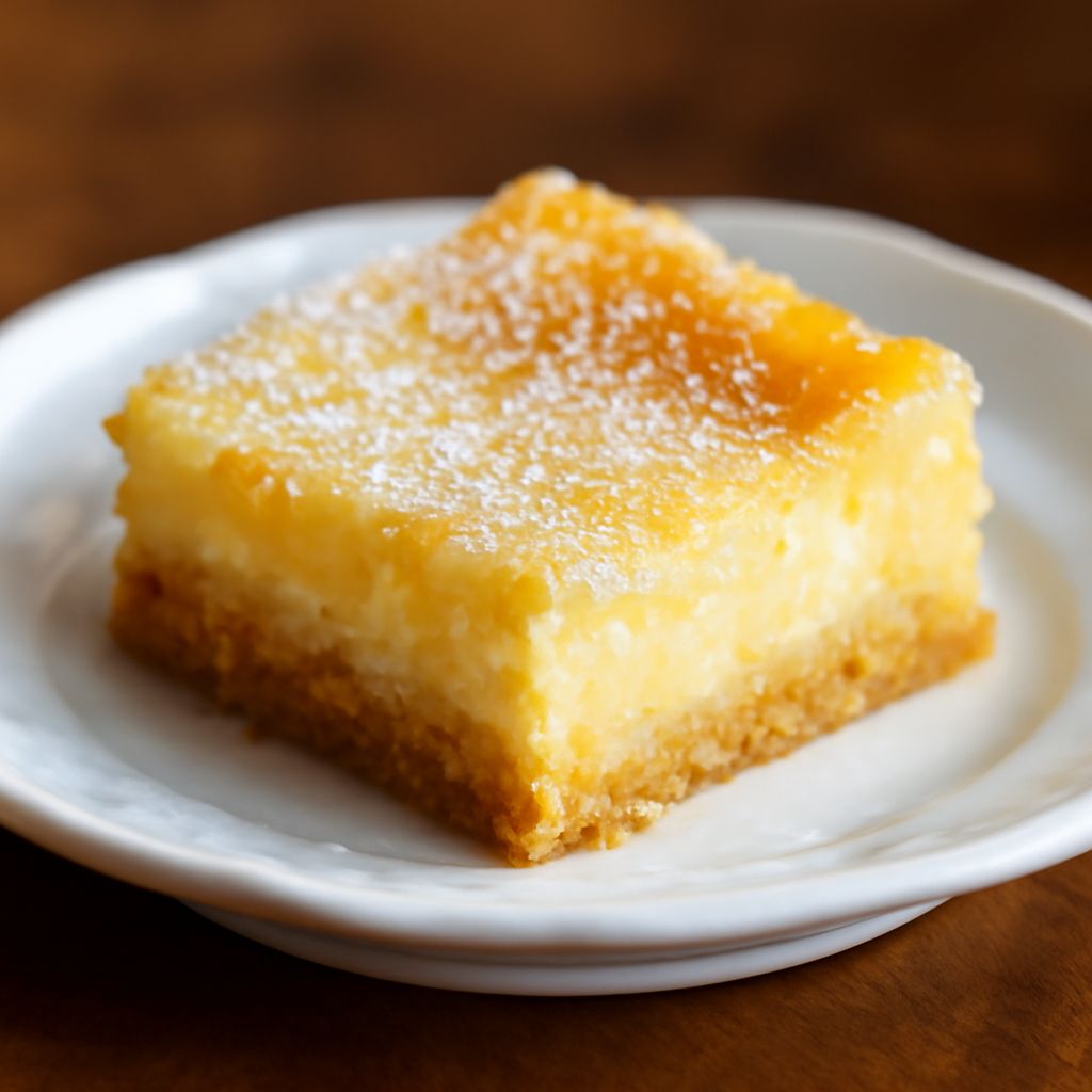 Delicious chess bars and cake squares