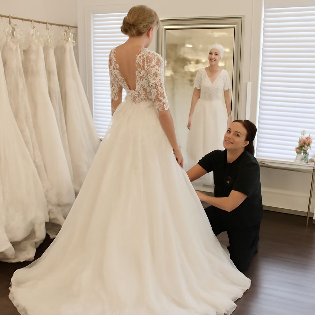 Beautiful custom wedding dresses and custom bridal gowns