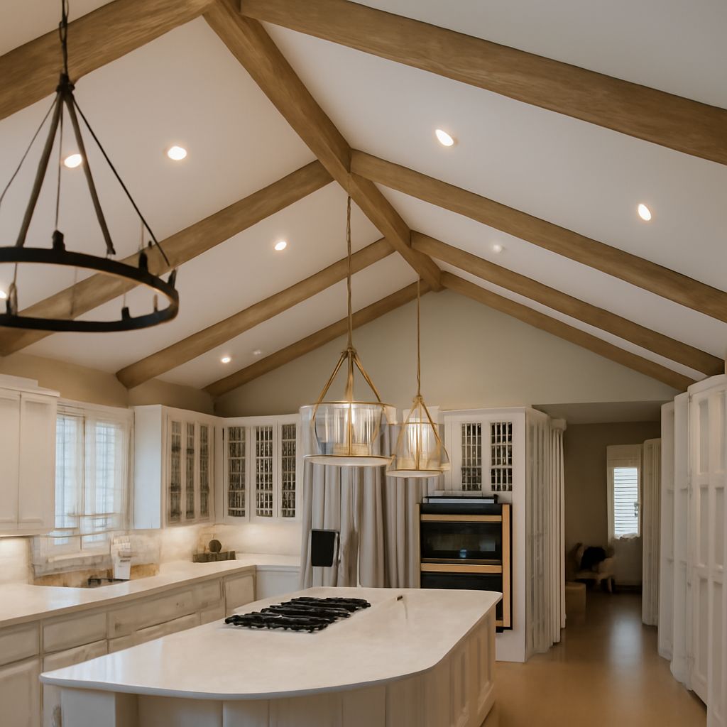 Decorative ceiling beams and faux wood beams