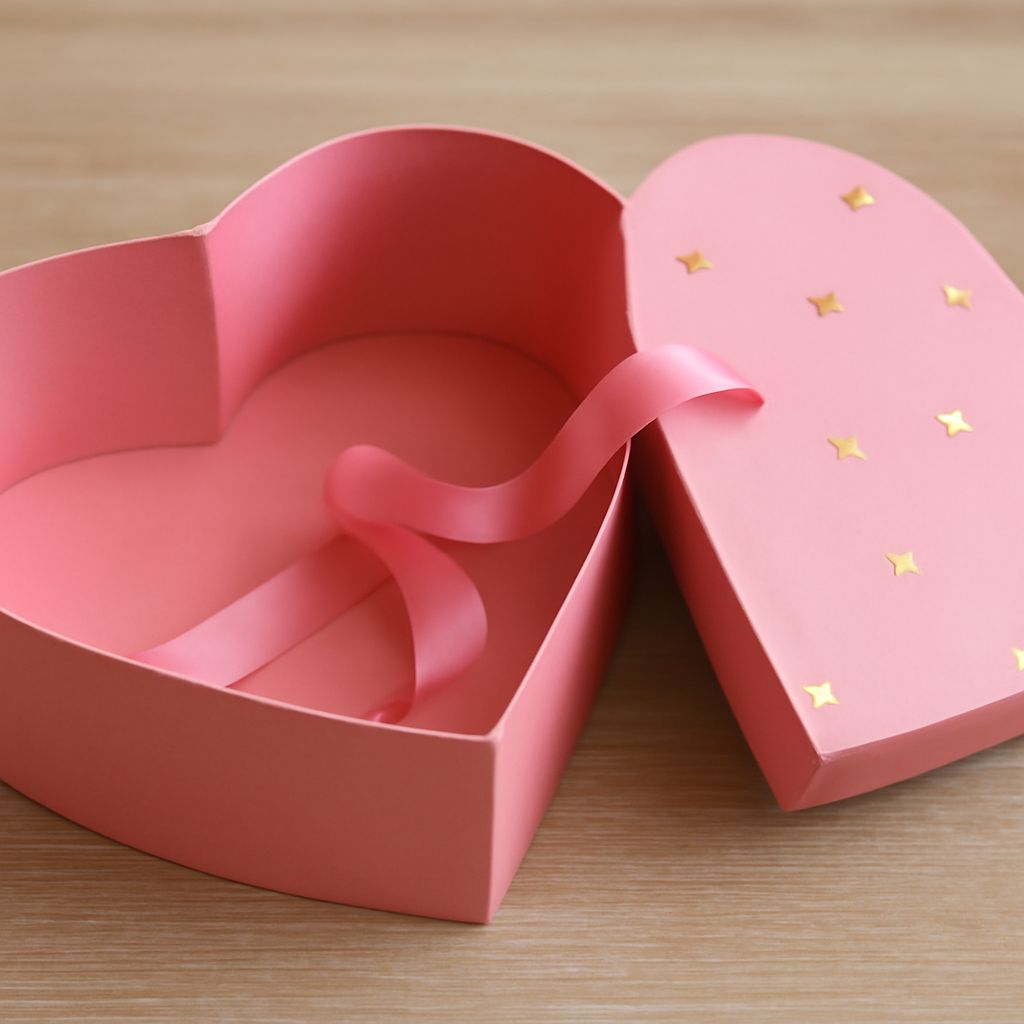Decorative heart box and heart shaped gift box