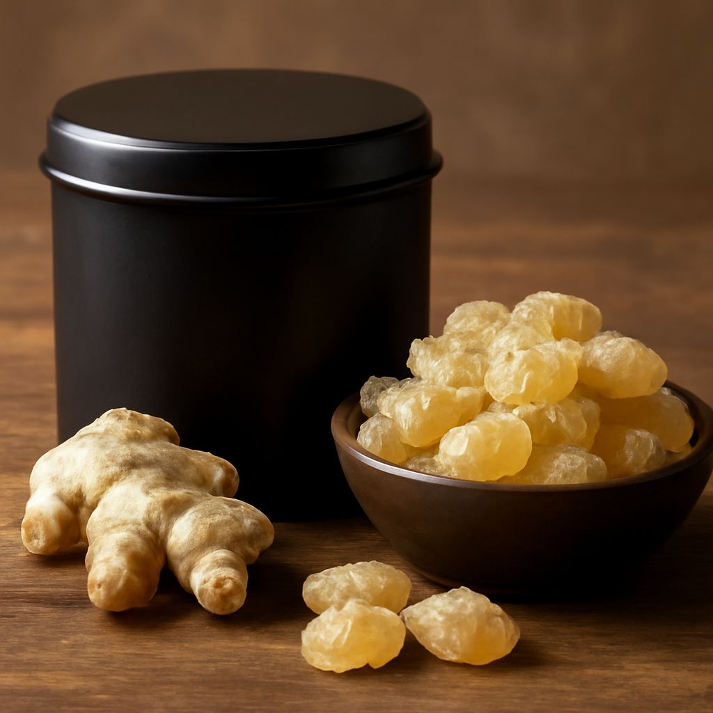 Delicious homemade candied ginger using a crystallized ginger recipe