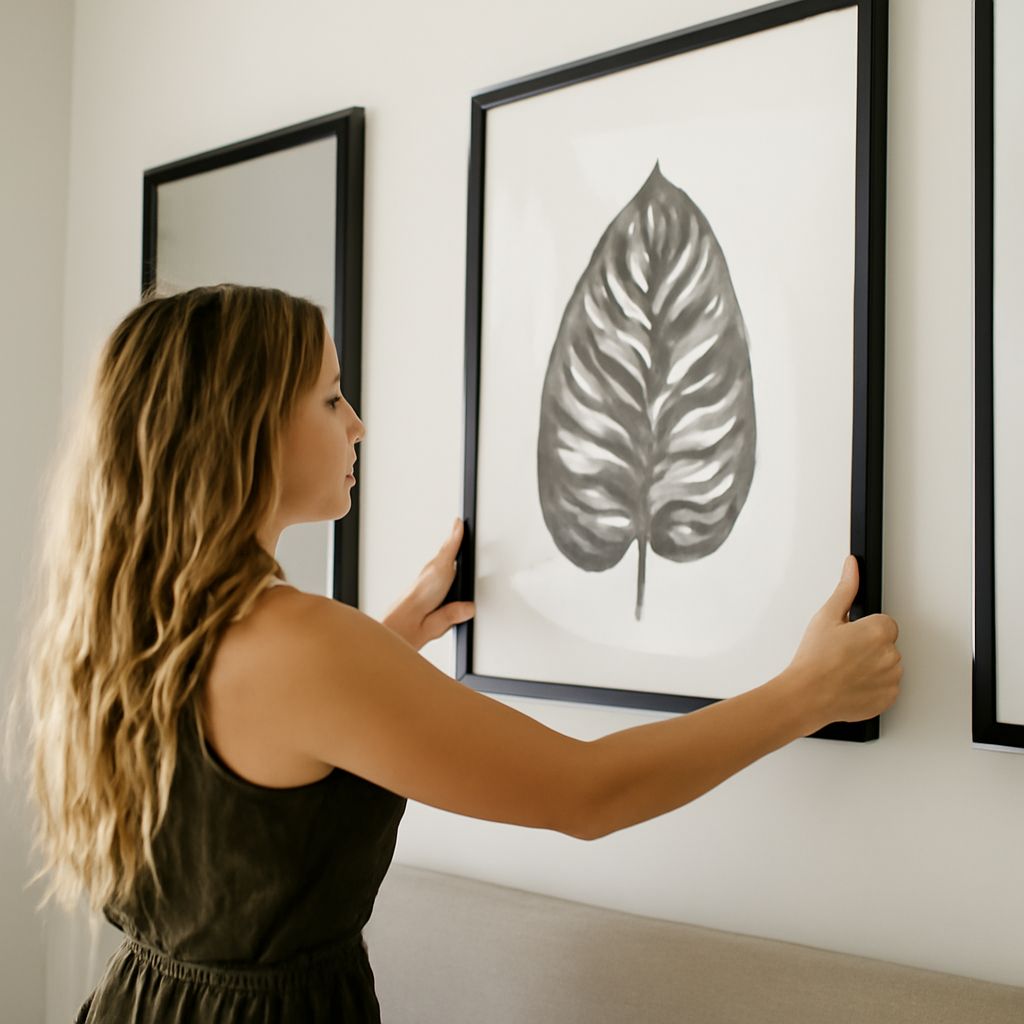 Learn how to hang pictures and how to hang photos on wall effectively.