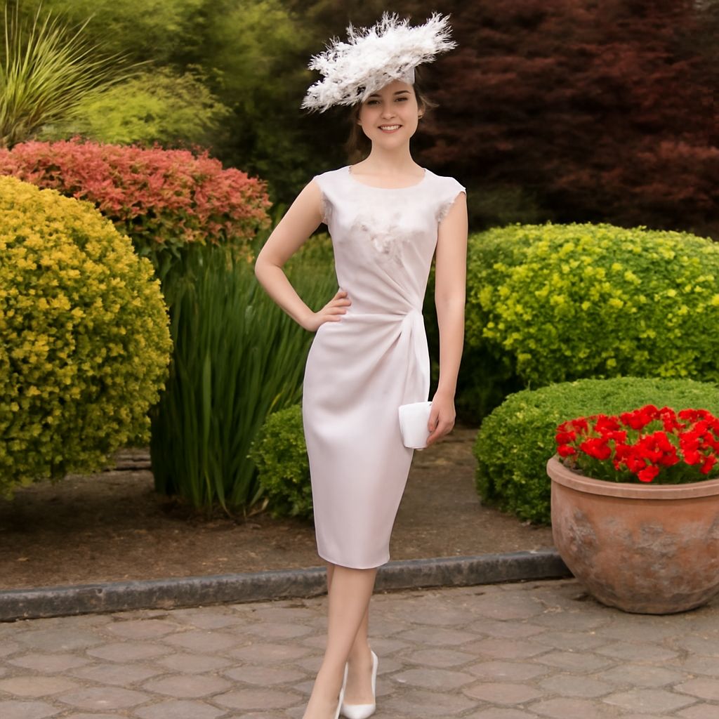 A selection of knee length cocktail dresses and formal knee length dresses