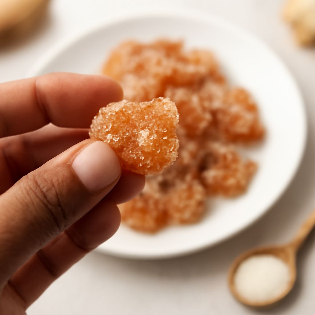 Candied ginger recipe and how to make candied ginger