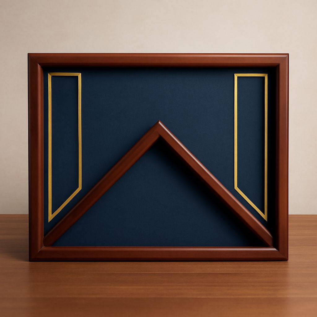 Military shadow box and army shadow box display