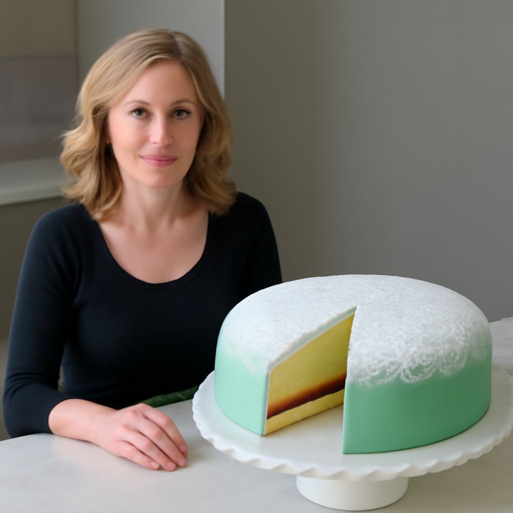 A beautifully decorated Swedish princess cake and princess torte cake