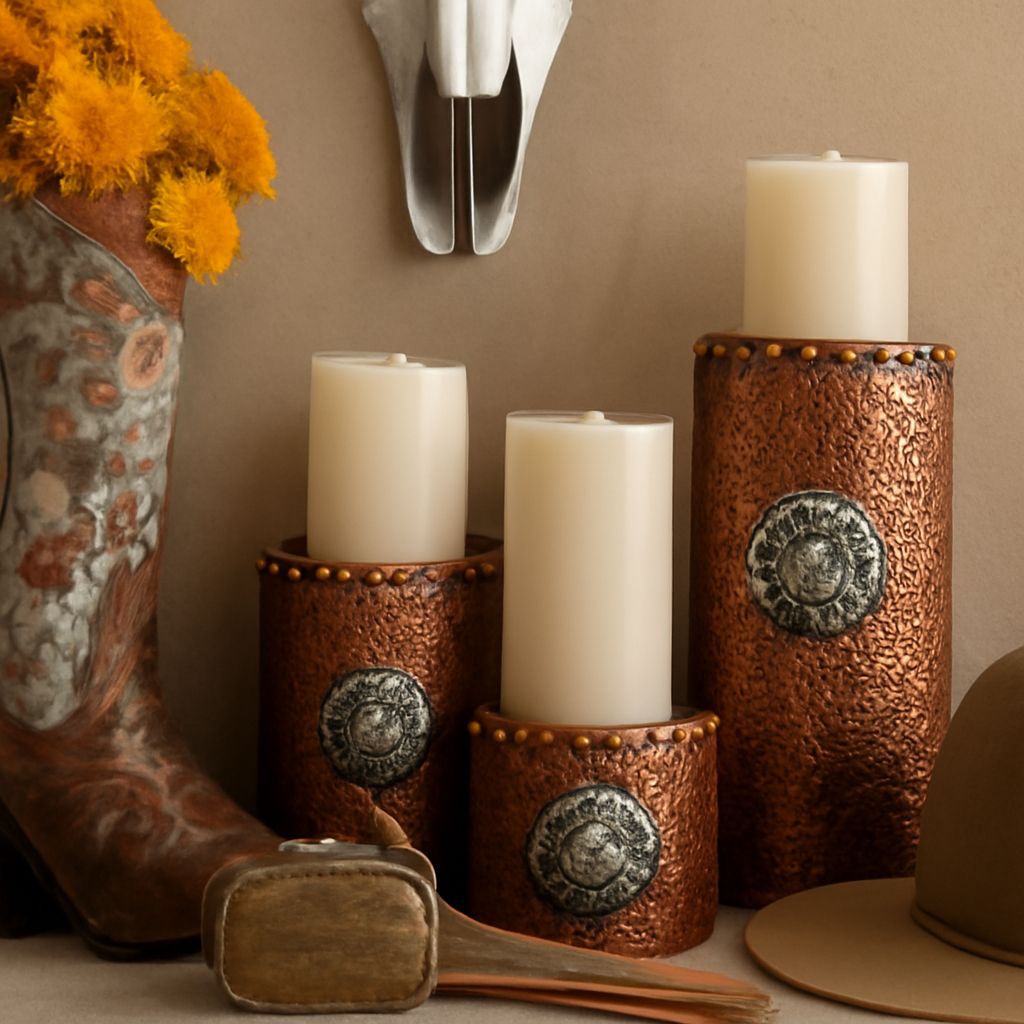 Western home decor featuring rustic western home decor and cowboy decor