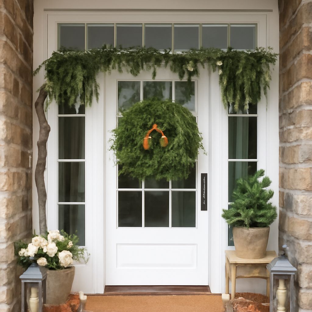 Beautiful wreaths for front doors and door wreaths