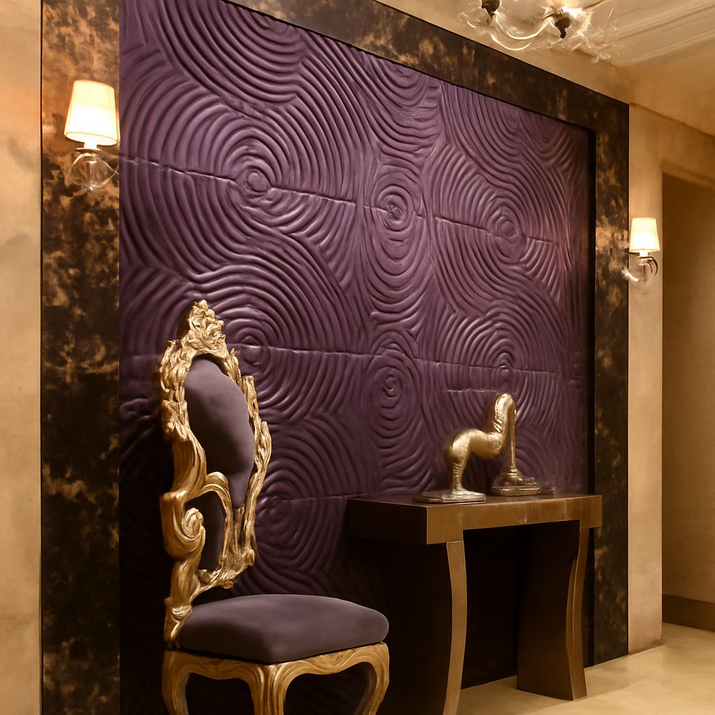 3D wall panels and 3D wall coverings